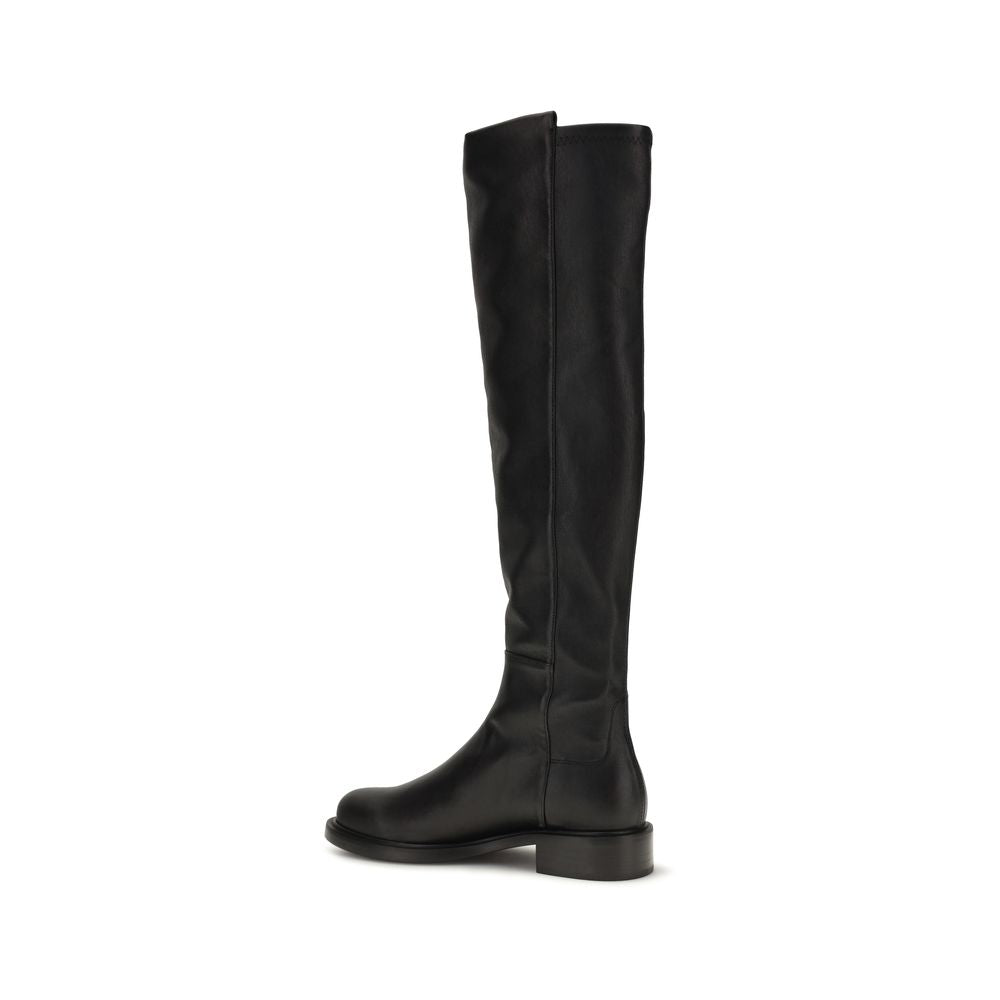 Black Napa Leather / Calf Bos Taurus Over The Knee