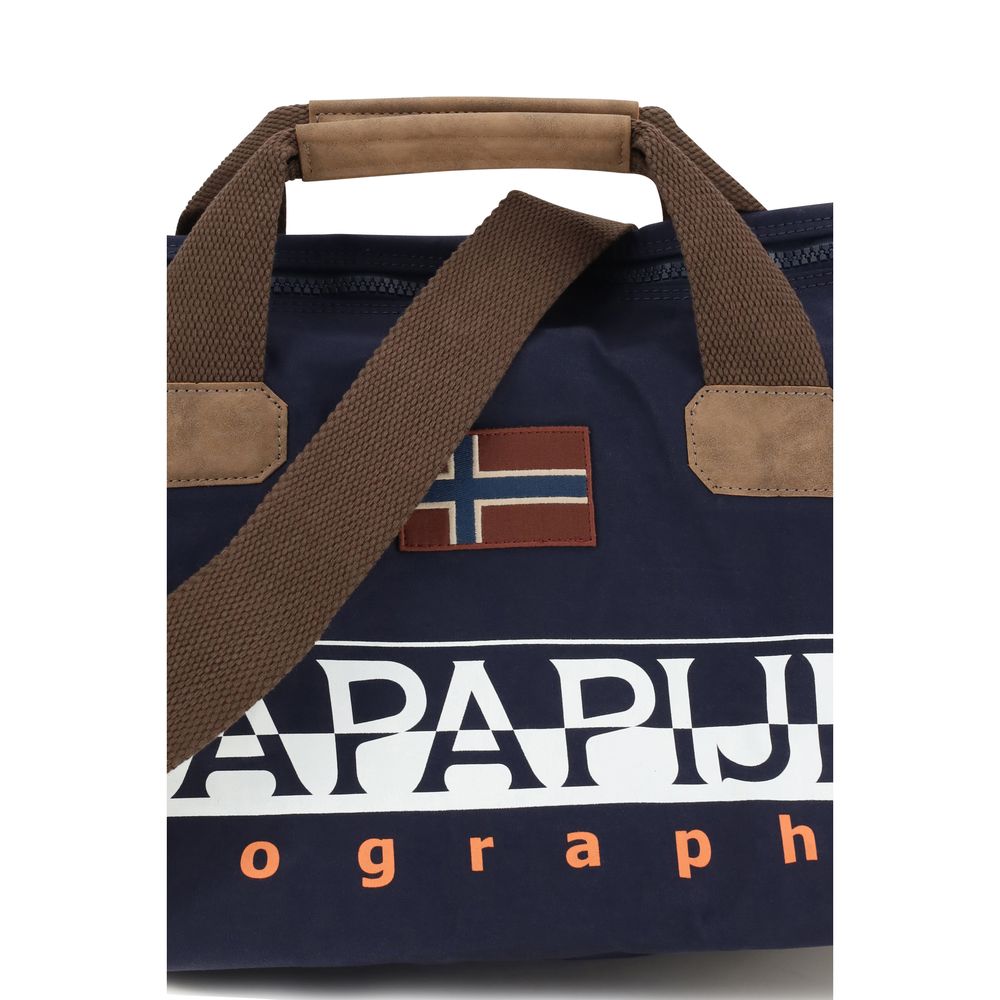 Blue Cotton Shoulder Bag