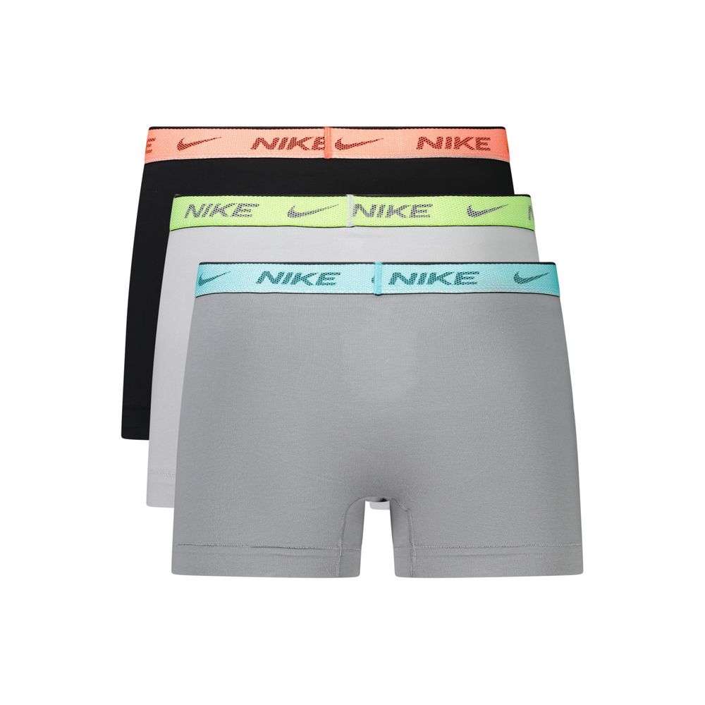 Gray Cotton Men's Boxer