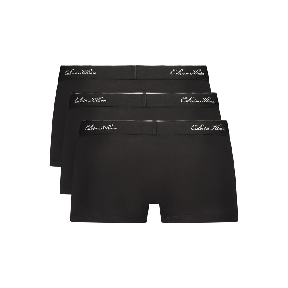 Black Cotton Men's Boxer