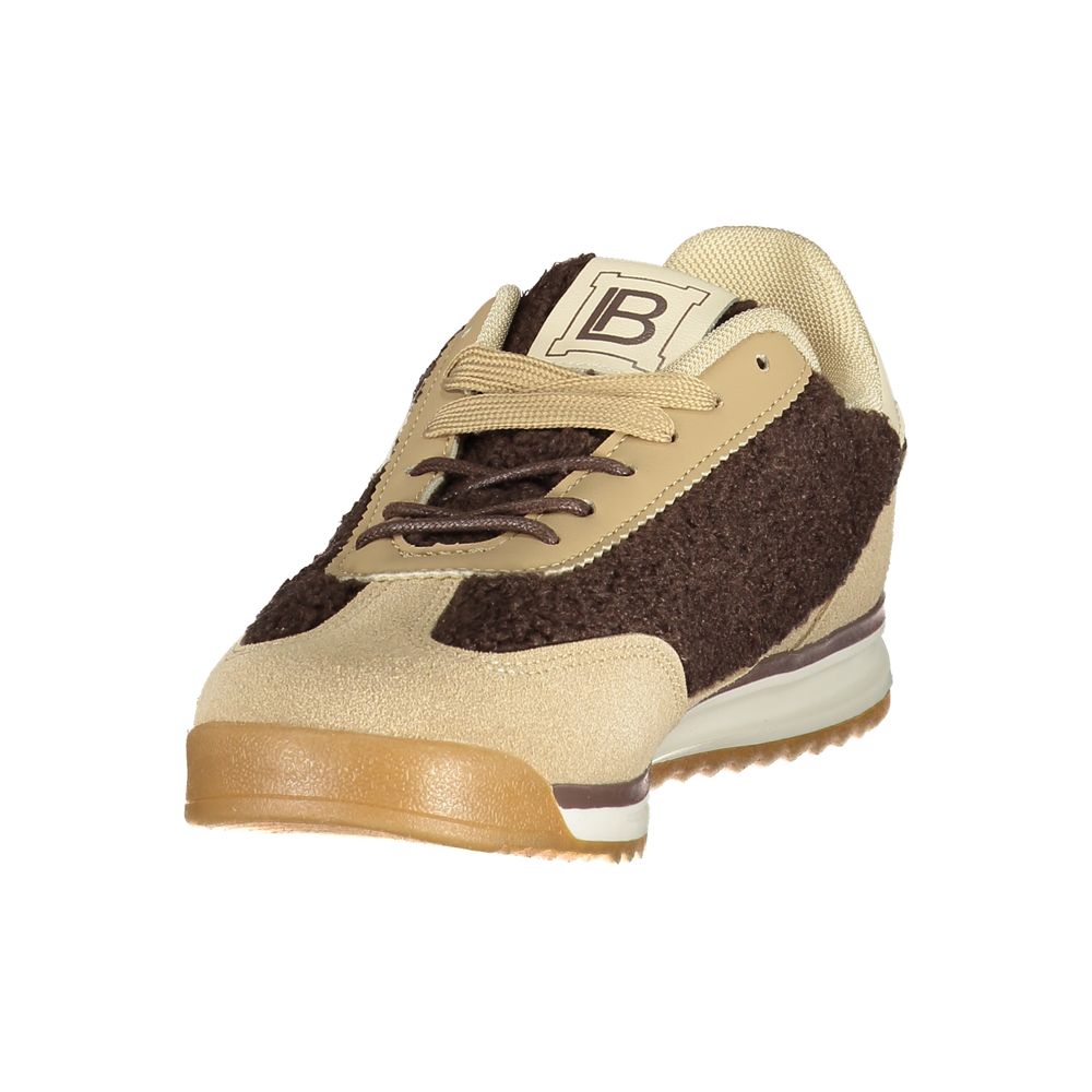 Brown Polyurethane Women's Sneaker