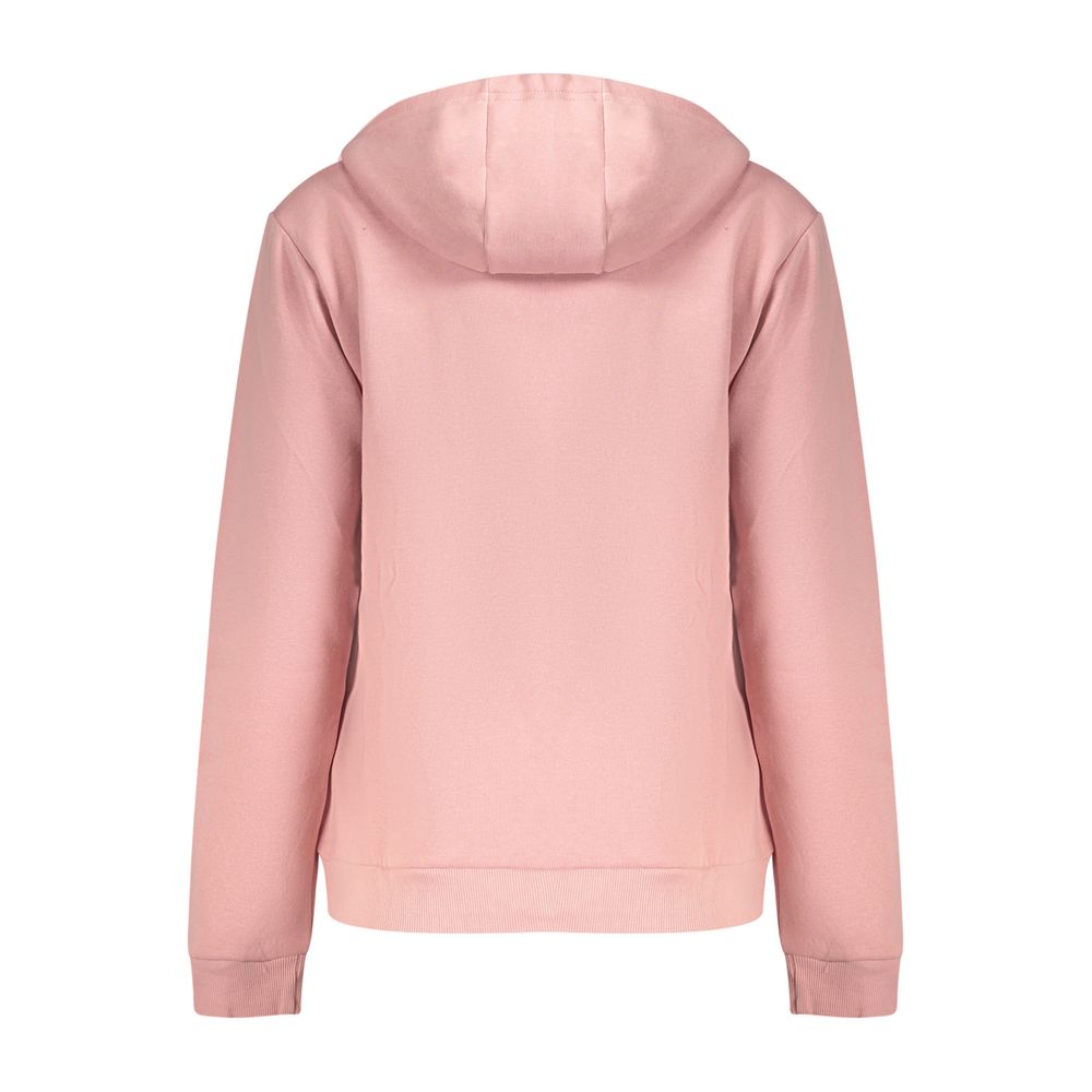 Rosa Cotton Women Sweatshirt with Zip and Pockets