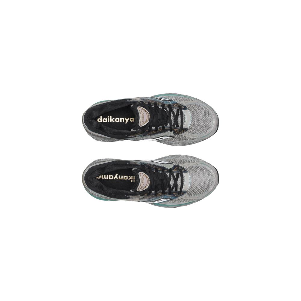 Gray Synthetic Athletic Sneakers