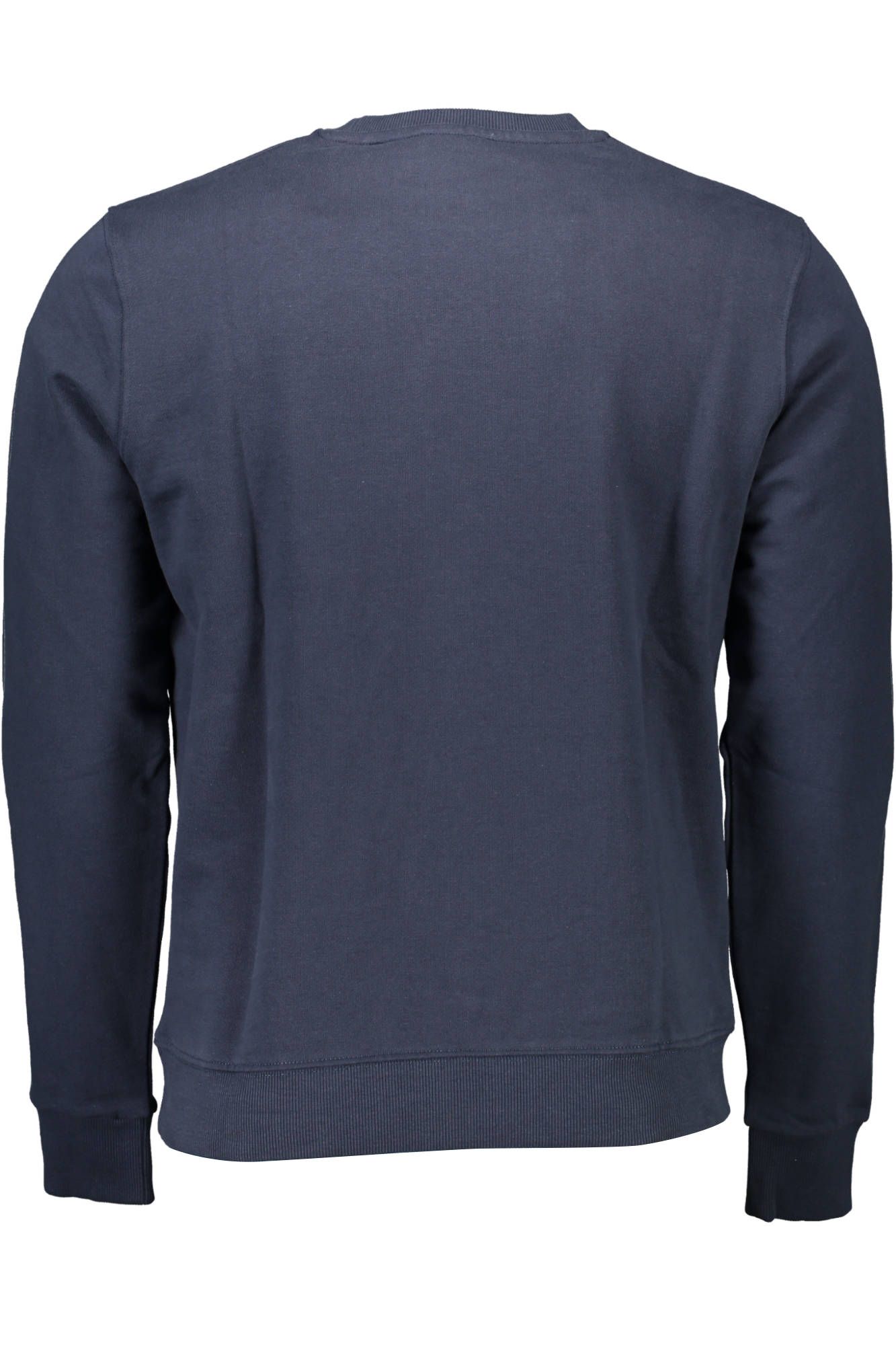 Blue Cotton Men Sweater