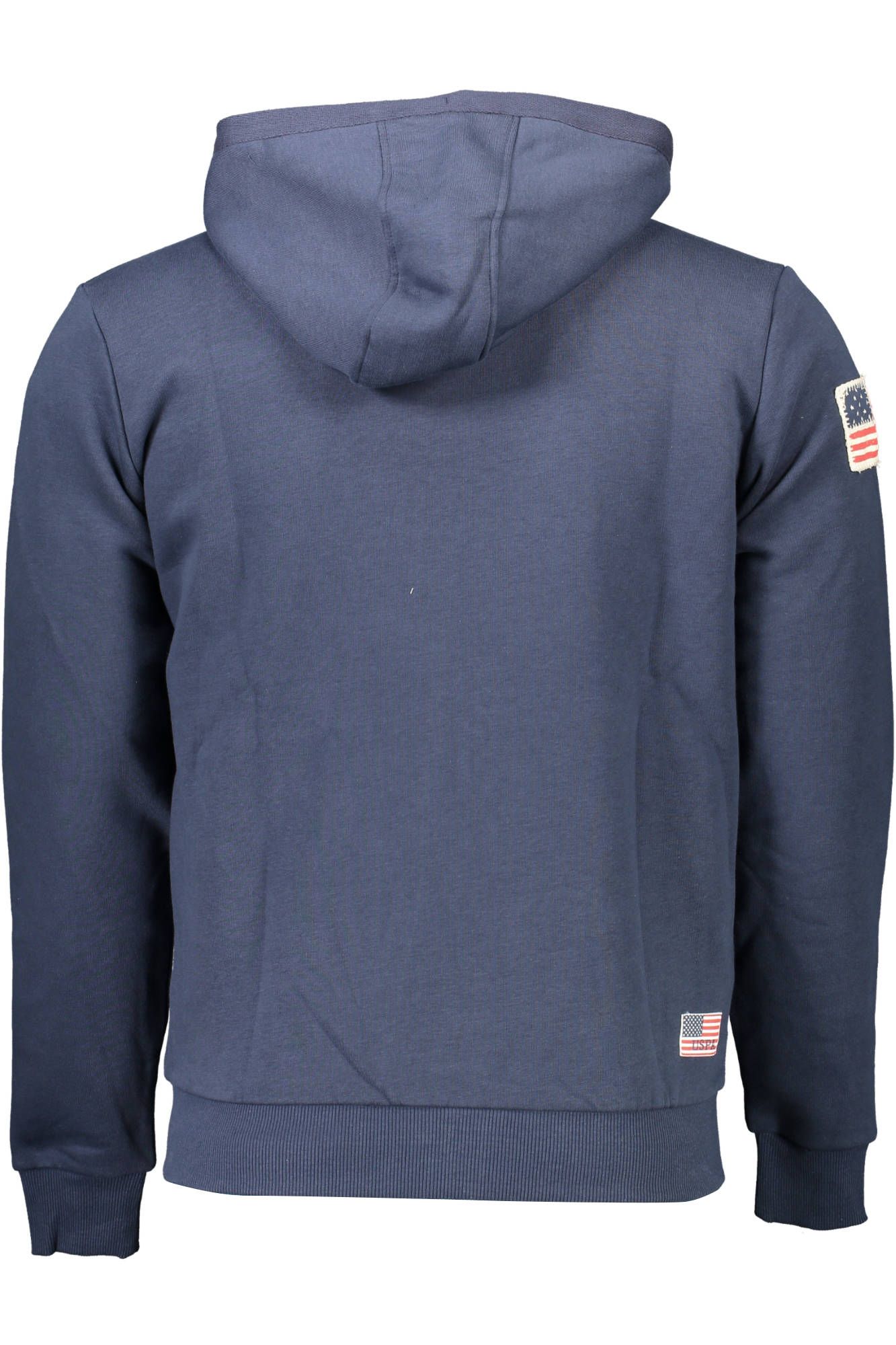 Blue Cotton Men Sweater