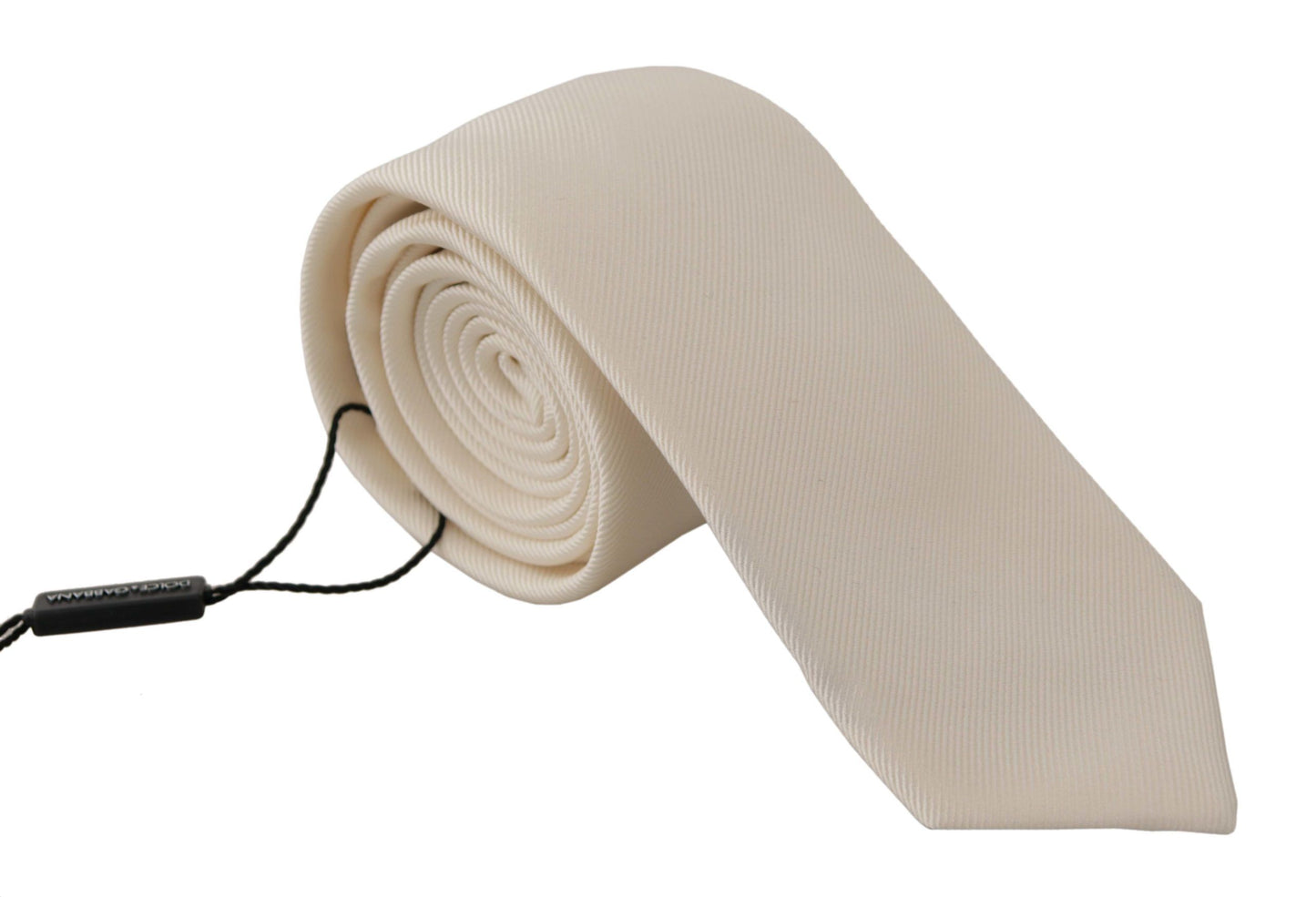Off-White 100% Silk Slim Adjustable Accessory Necktie