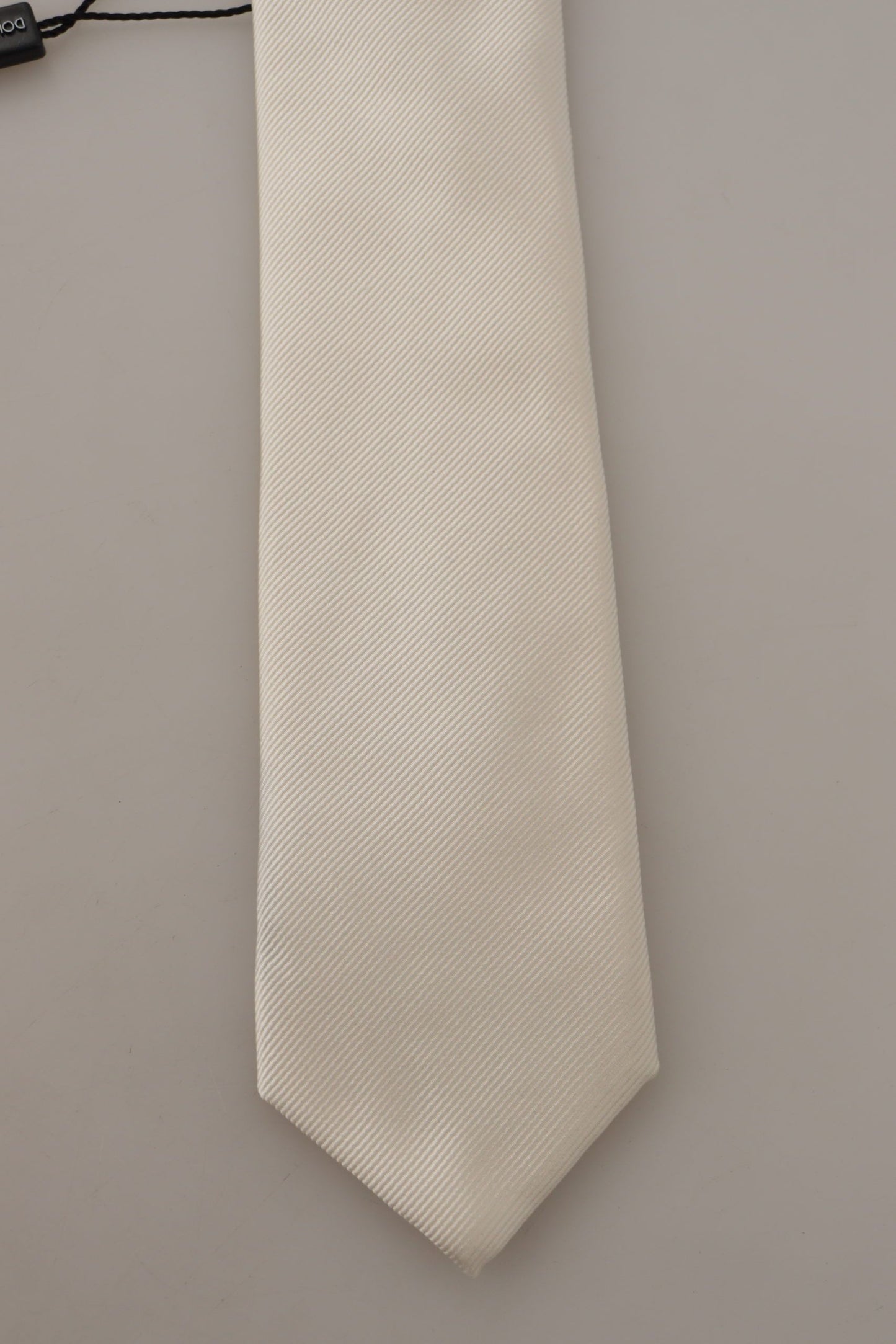 Off-White 100% Silk Slim Adjustable Accessory Necktie