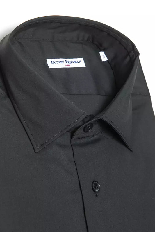 Grey Cotton Men Shirt