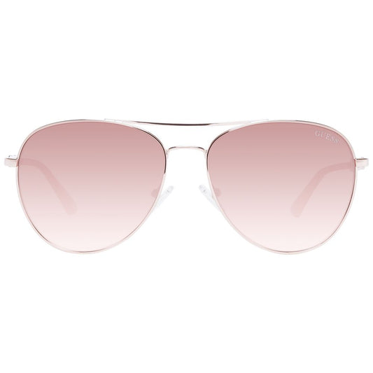 Rose Gold Metal Sunglasses