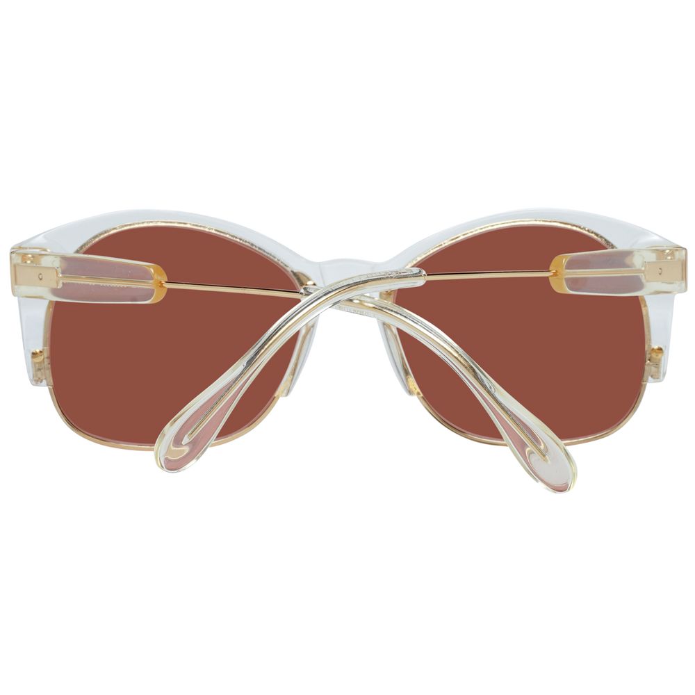 Gold Acetate & Metal Sunglasses