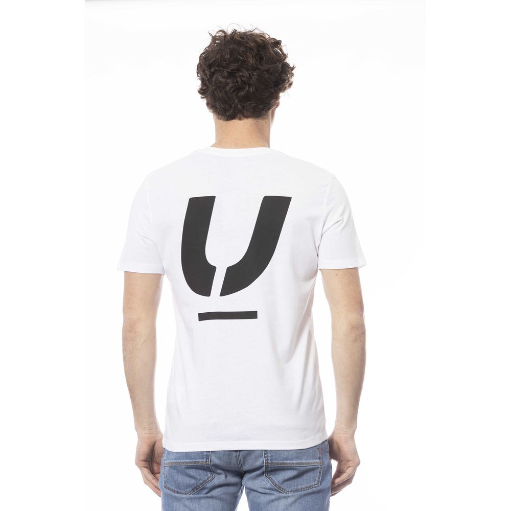 White Cotton Men's T-Shirt