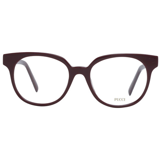 Burgundy Plastic Glasses (Frames)