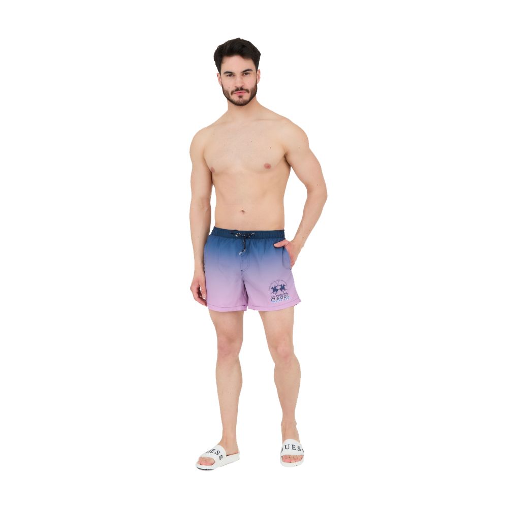 Multicolor Polyester Men's Swimwear Trunks