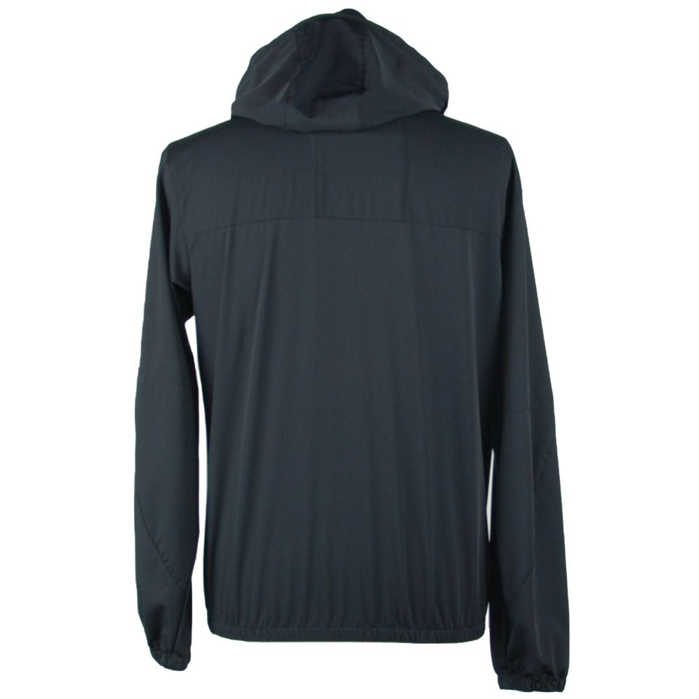 Black Polyester Men's Jacket