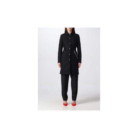 Black Wool Women Coat