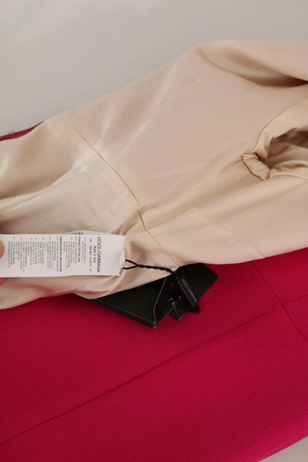 Pink Italia Forever Crystal Sheath Dress