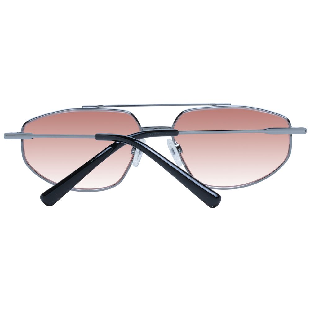 Gray Metal Sunglasses