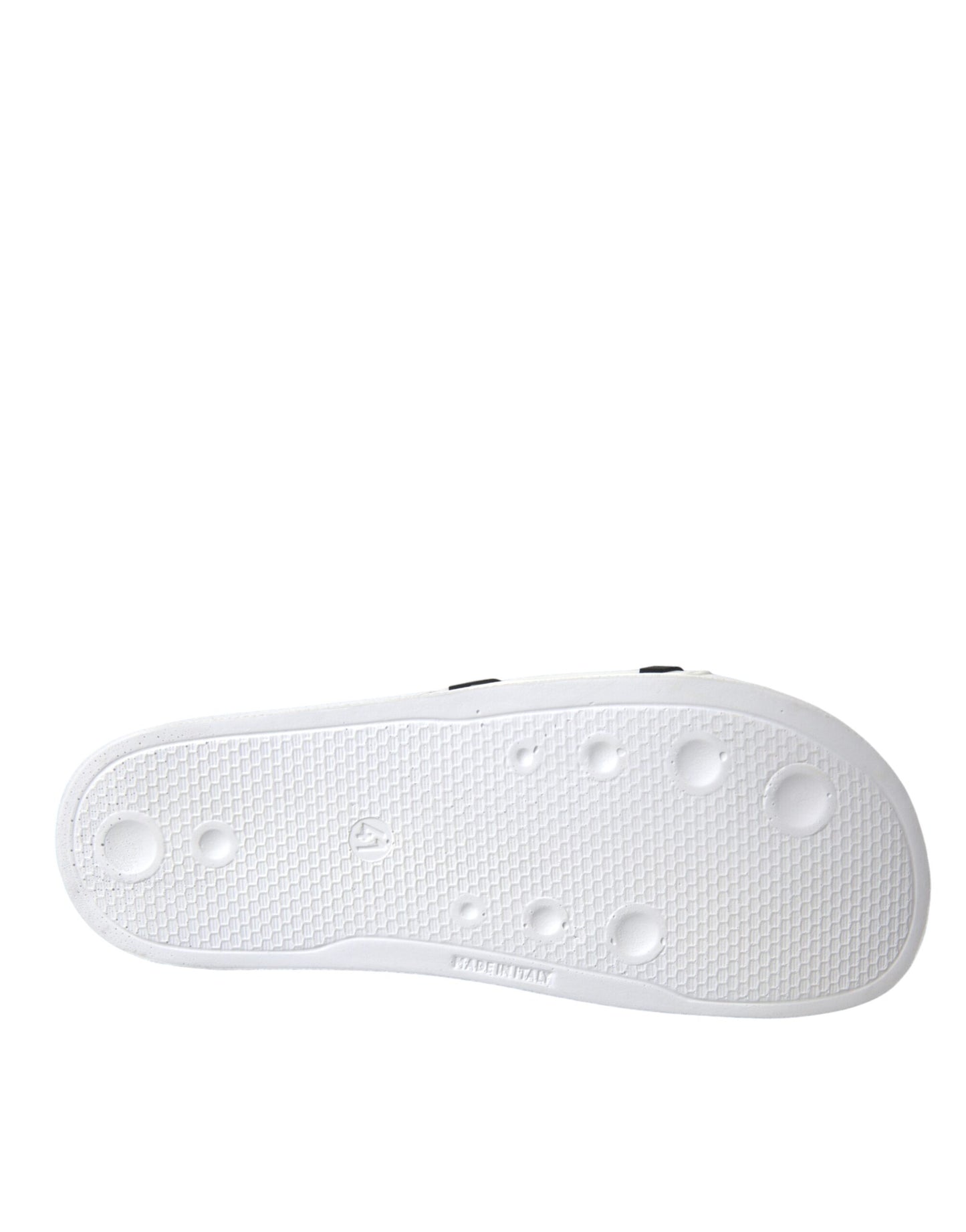 White Black Sandals Rubber Beachwear Shoes