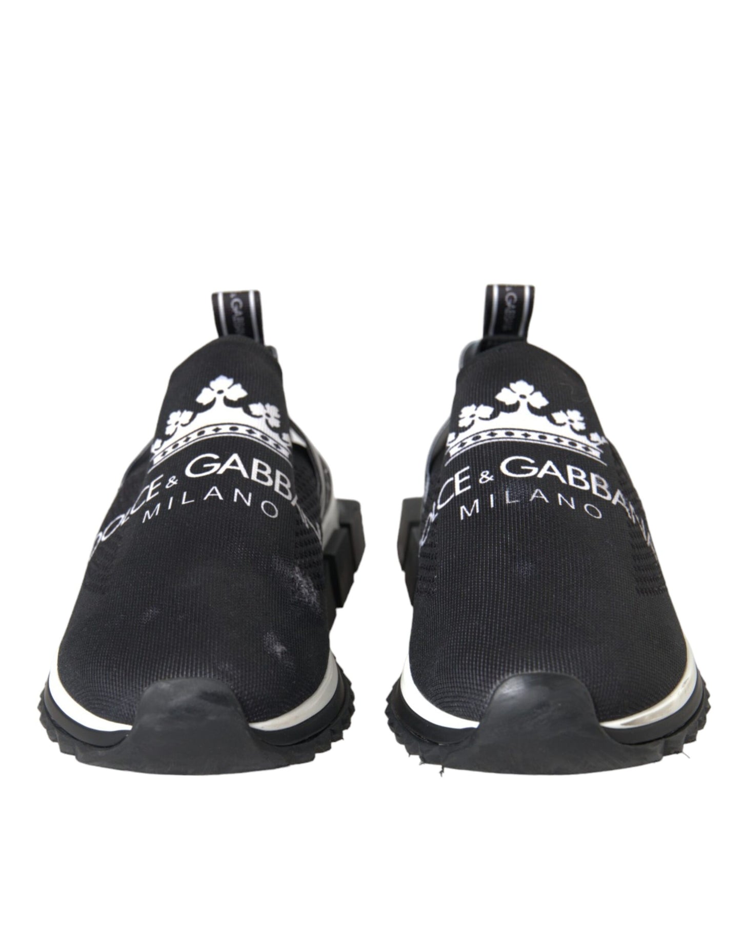 Black White Sorrento Slip On Sneakers Shoes