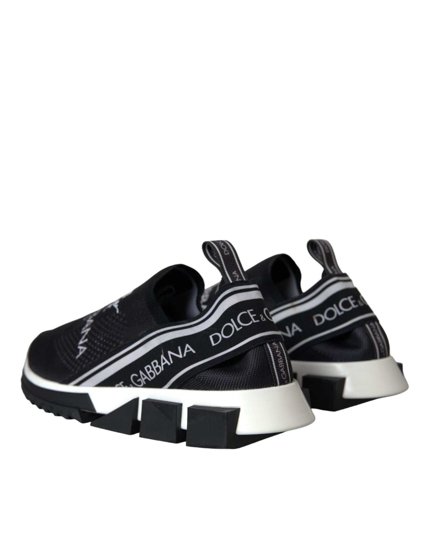 Black White Sorrento Slip On Sneakers Shoes