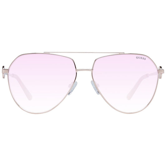 Rose Gold Metal Sunglasses