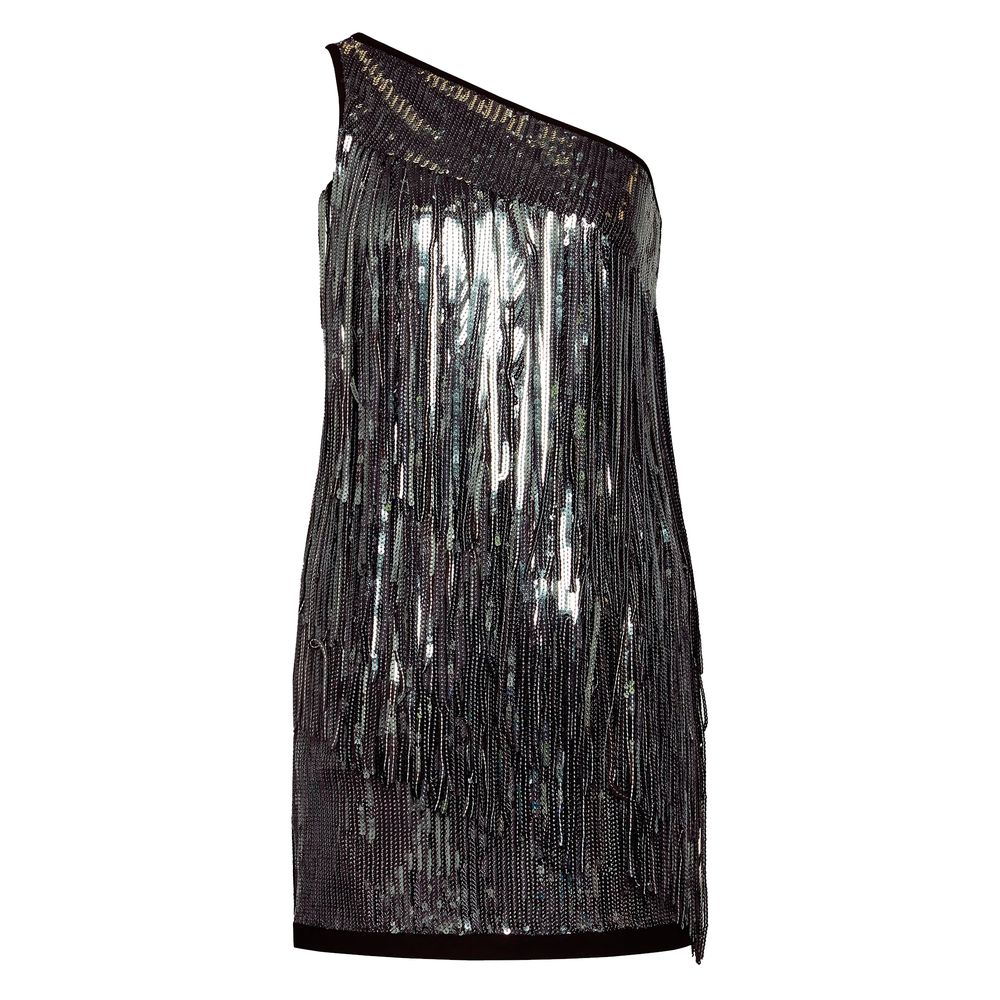 Gray Polyester Women Dress