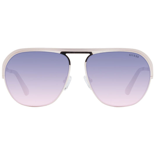 Rose Gold Metal Sunglasses