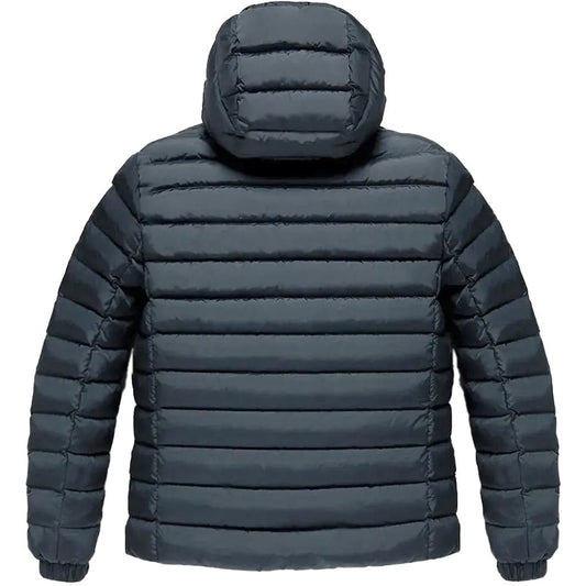 Blue Nylon Men's Jacket