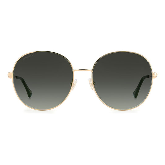 Green Stainless Steel Sunglasses