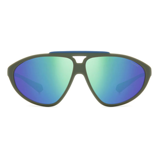 Green Rubber Sunglasses