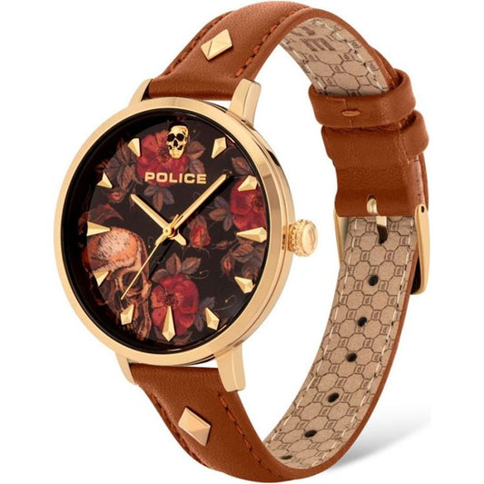 Brown Leather Dress Watch