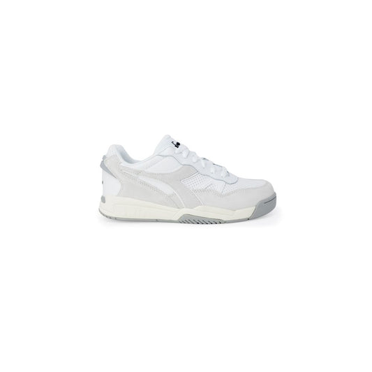 White Artificial Leather Sneaker