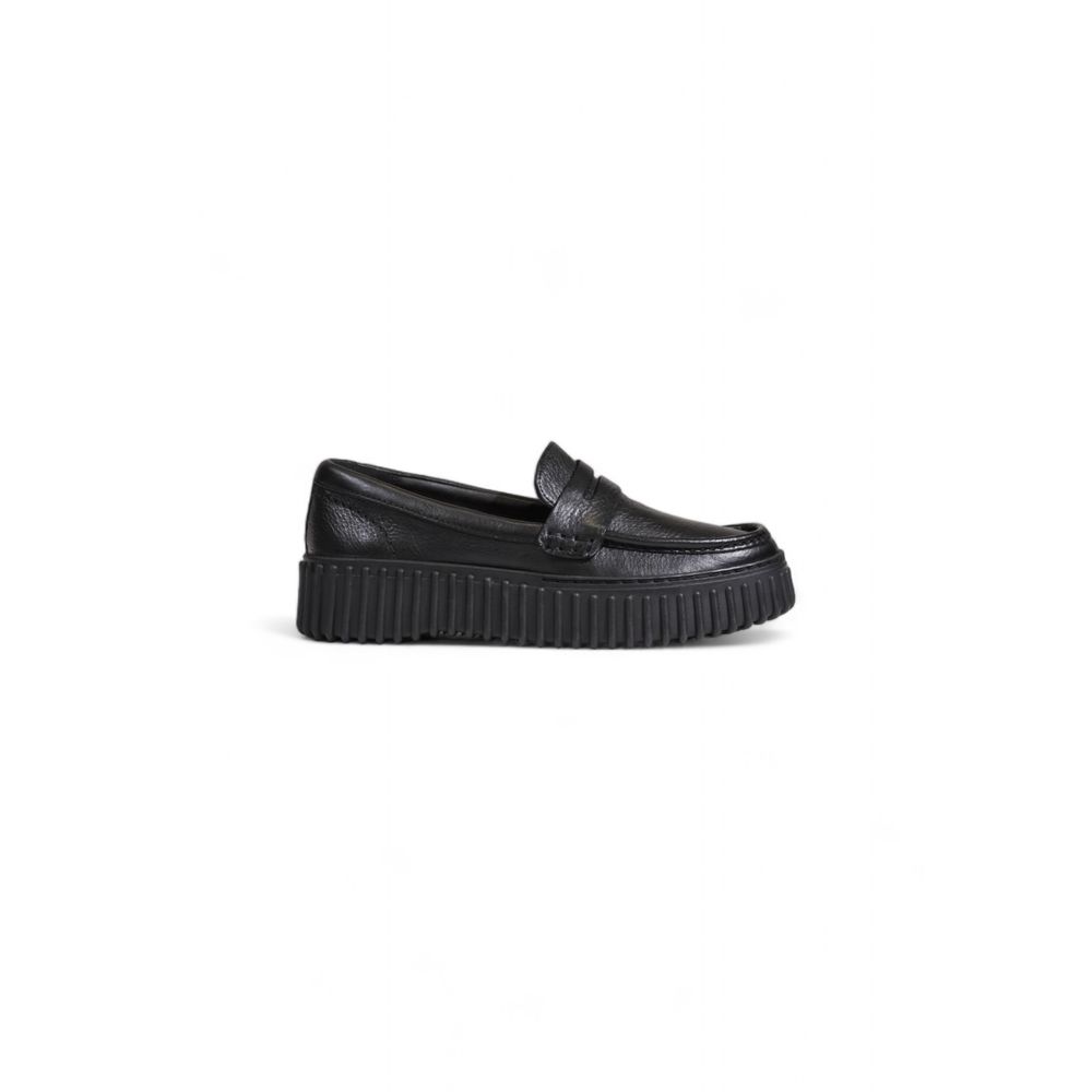 Black Leather Platform