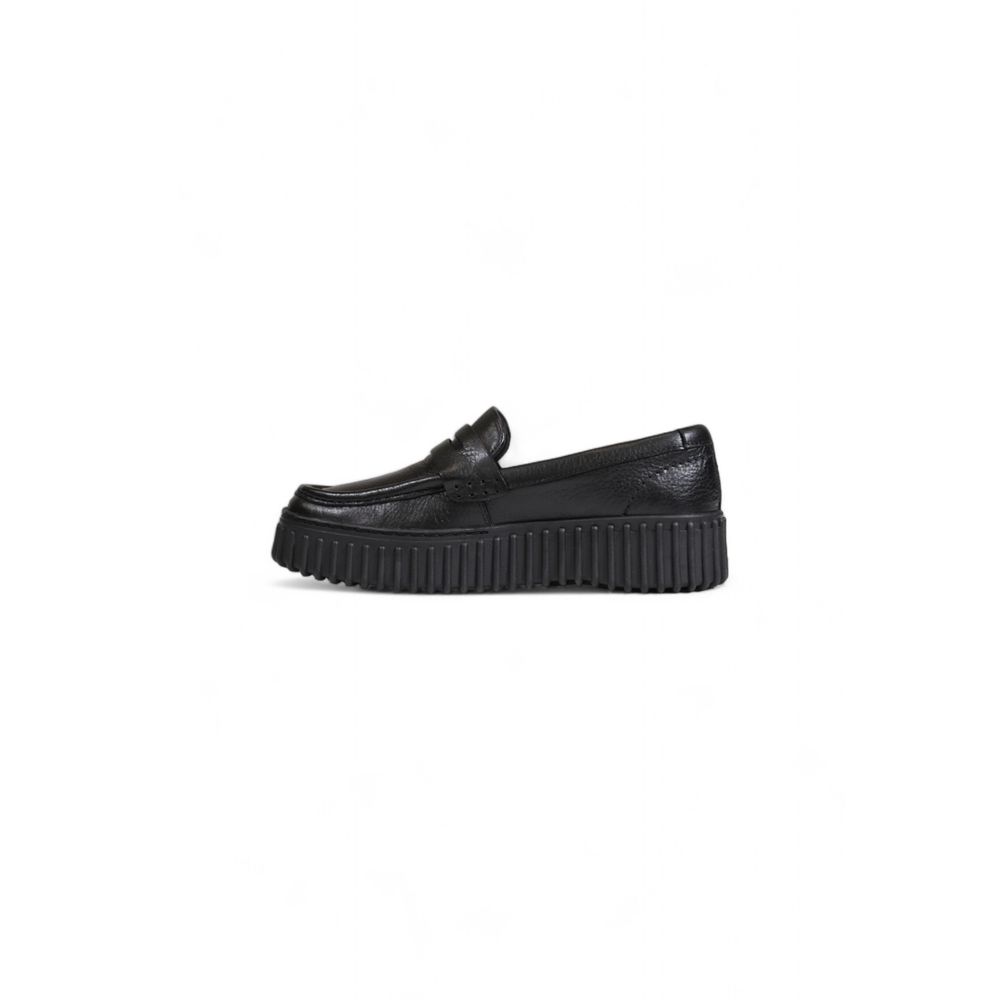 Black Leather Platform