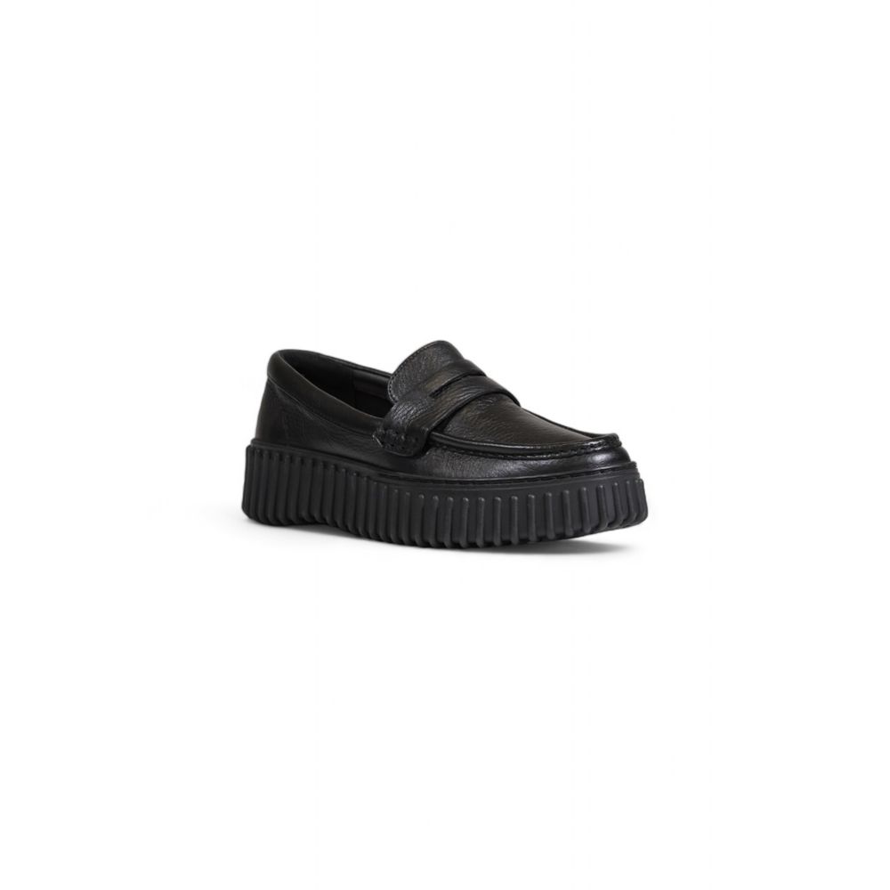 Black Leather Platform