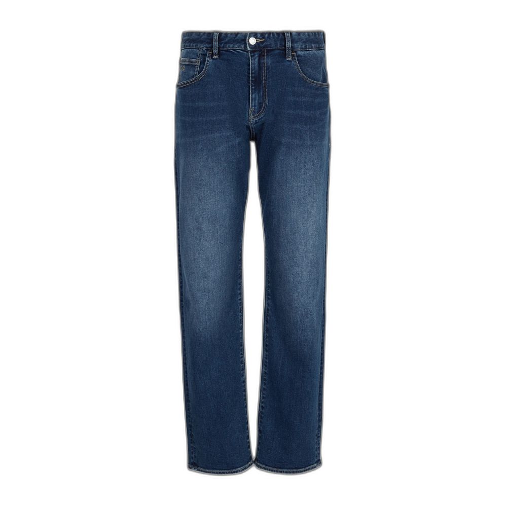 Blue Cotton Skinny Jeans