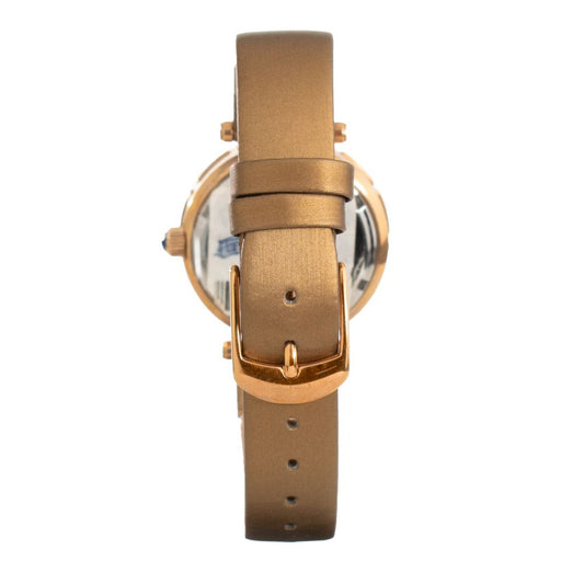Brown Leather Dress Watch