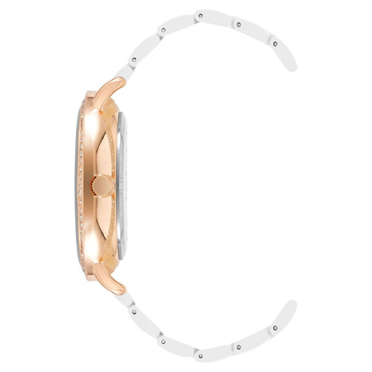 White Metal Dress Watch