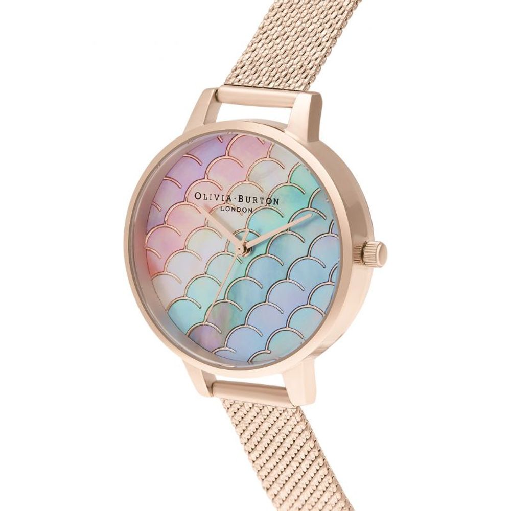 Multicolor Stainless Steel Dress Watch