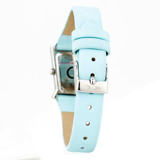 Blue Leather Dress Watch