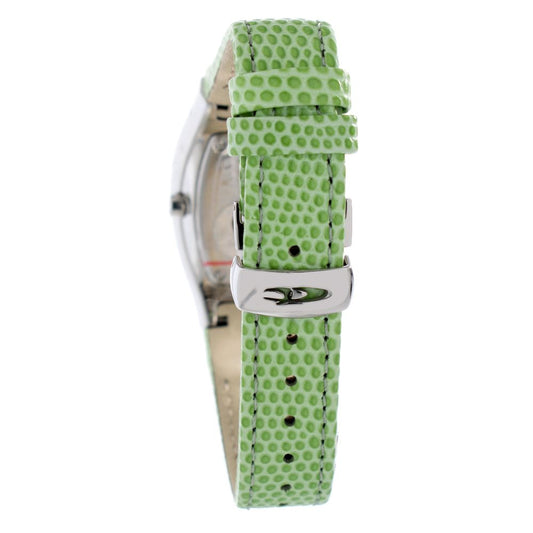 Green Leather Dress Watch