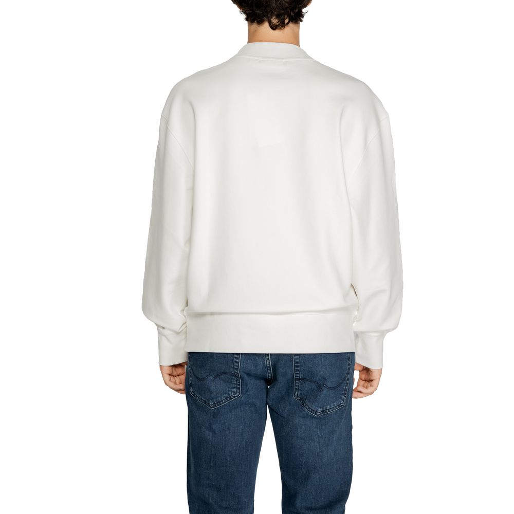 White Cotton Cotton Sweater