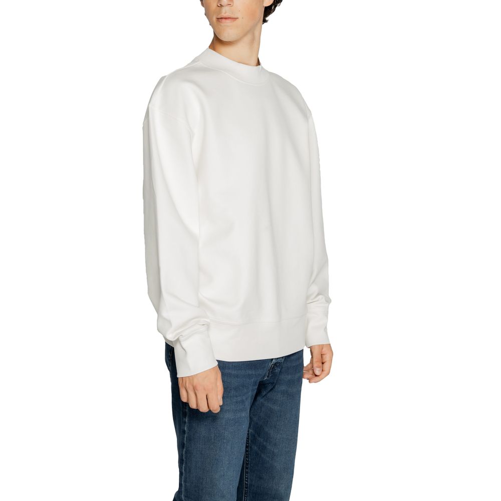White Recycled Cotton Sweatshirt