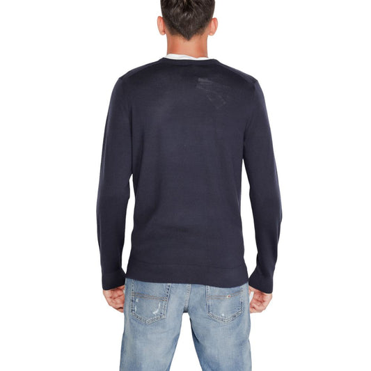 Blue Recycled Wool Sweatshirt
