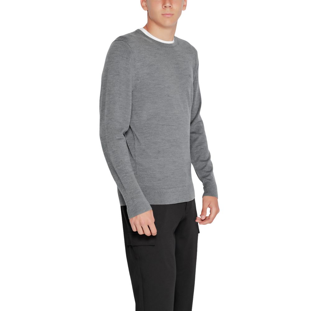 Gray Recycled Wool Sweatshirt