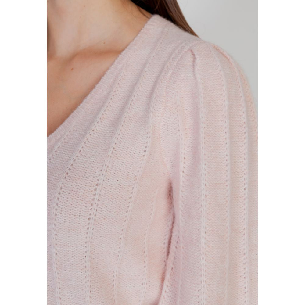 Pink Polyester Sweatshirt