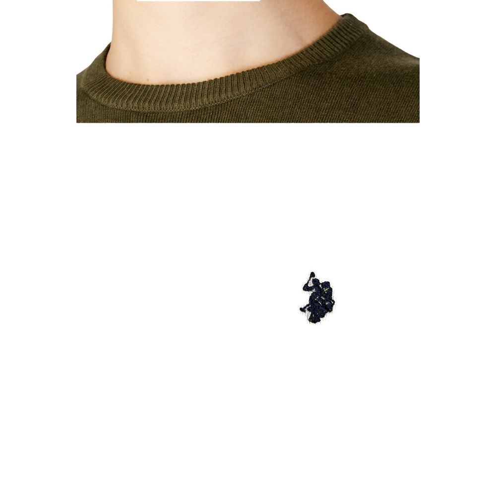 Green Cotton Sweatshirt