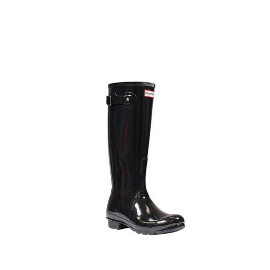 Black Recycled Polyester Ankle Boots