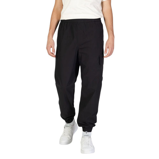 Black Cotton Joggers (Workout Pants)