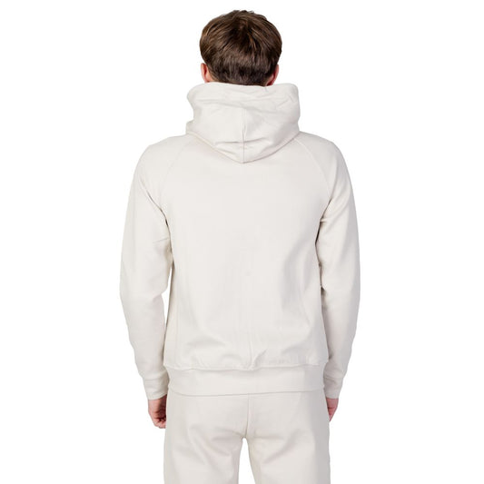 Beige Cotton Hoodie